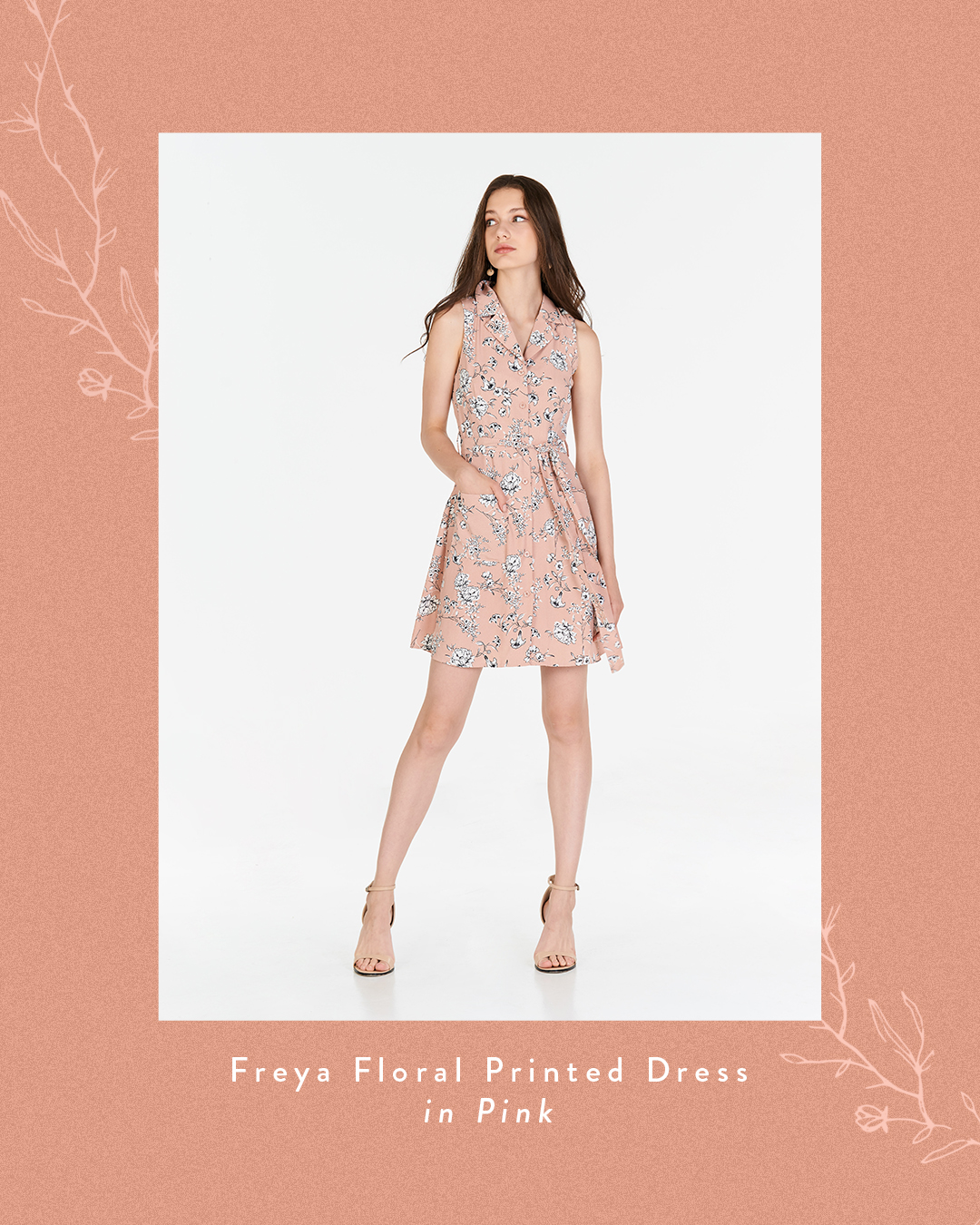Freya Floral Printed Dress