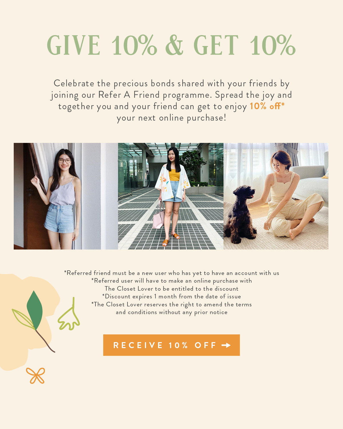 Give 10% And Get 10%