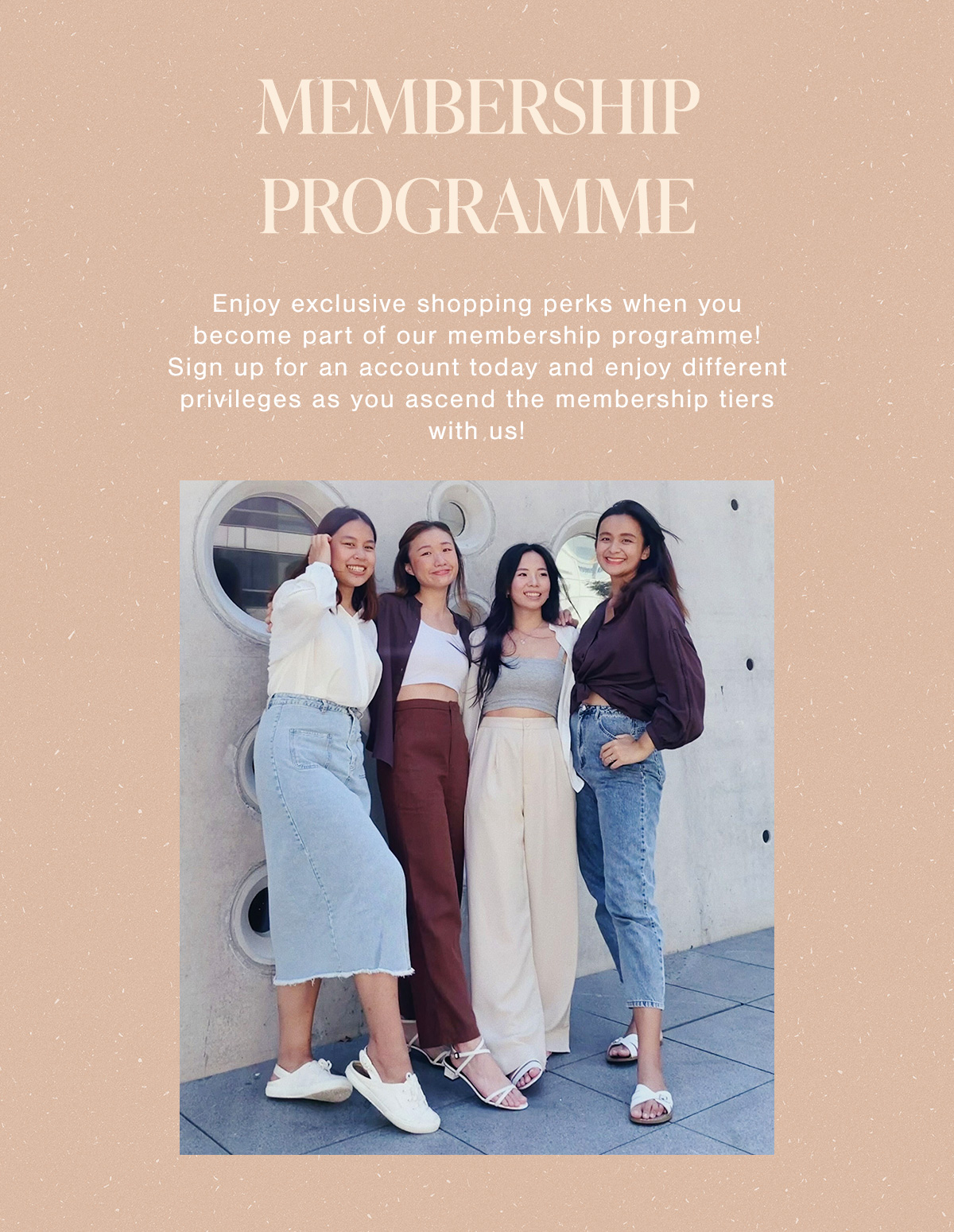 Join Our Membership Programme!