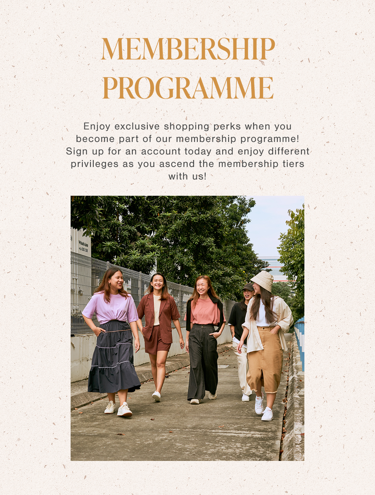 Join Our Membership Programme!