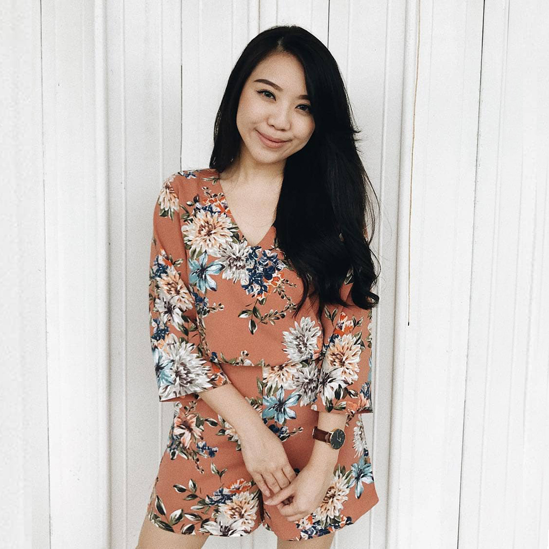As seen on @careentxy - Arabelle Floral Printed Romper