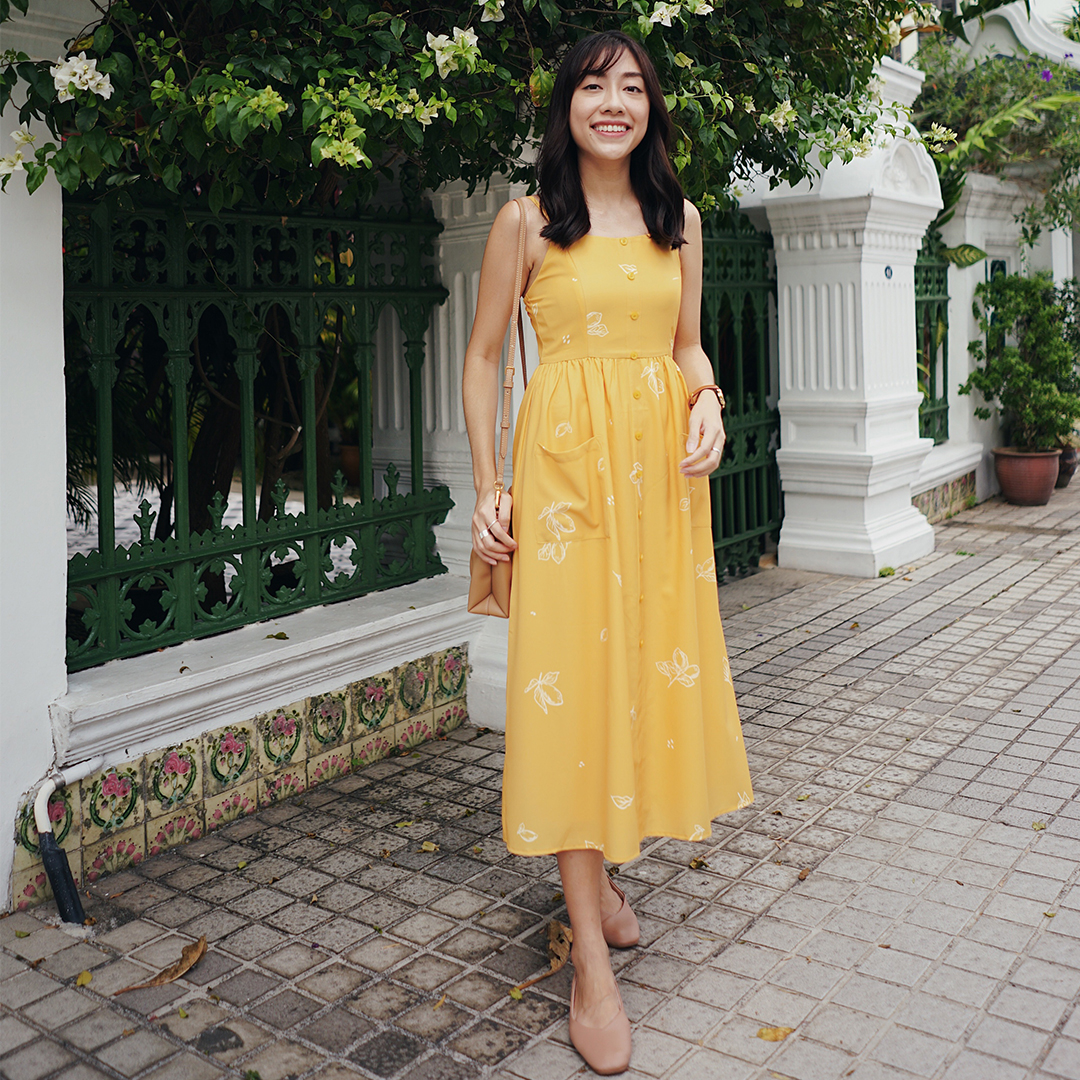 As seen on @gilliansng - Anneth Printed Midi Dress