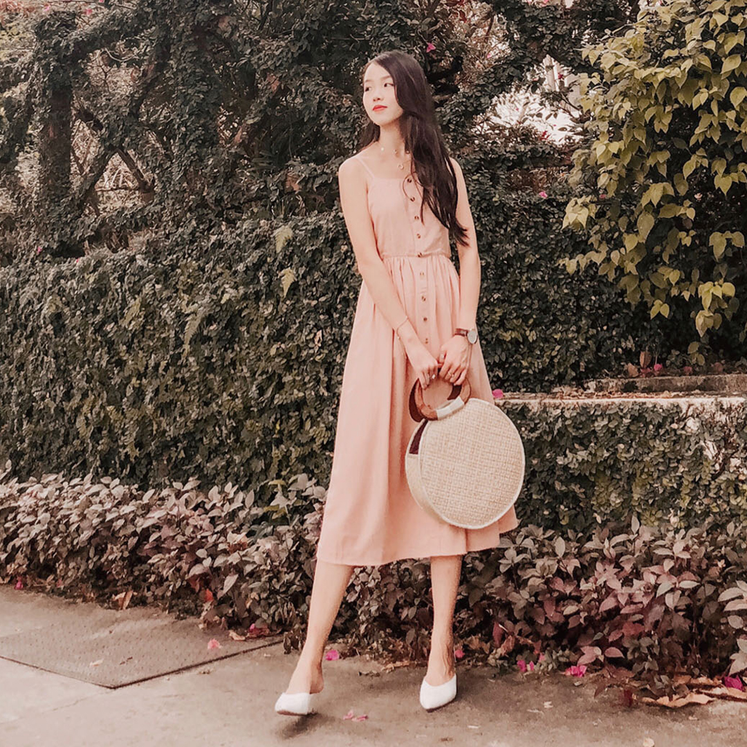 As seen on @jujujucloe - Jalenn Linen Midi Dress