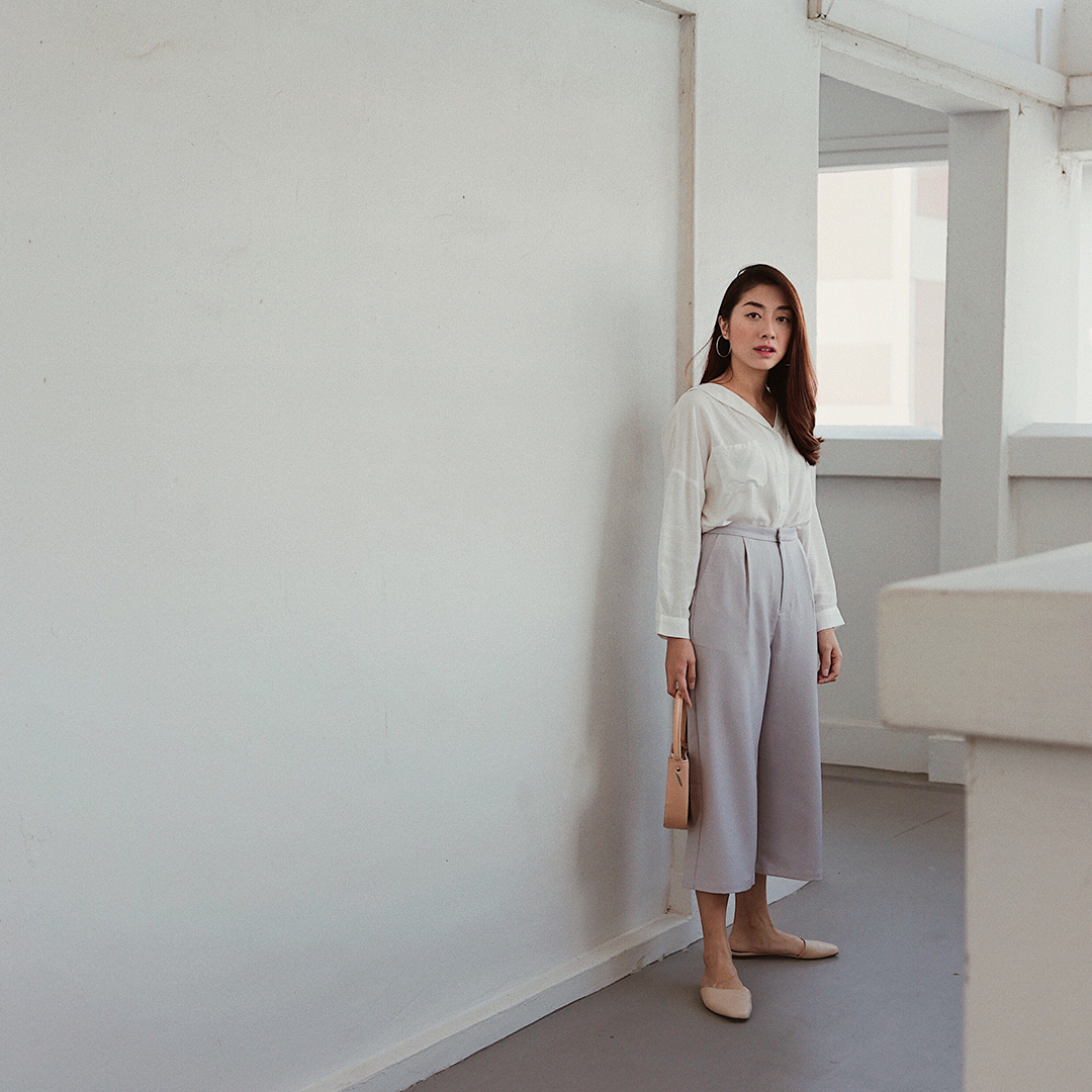 As seen on @gilliansng - Harl Shirt and Nolla Culottes