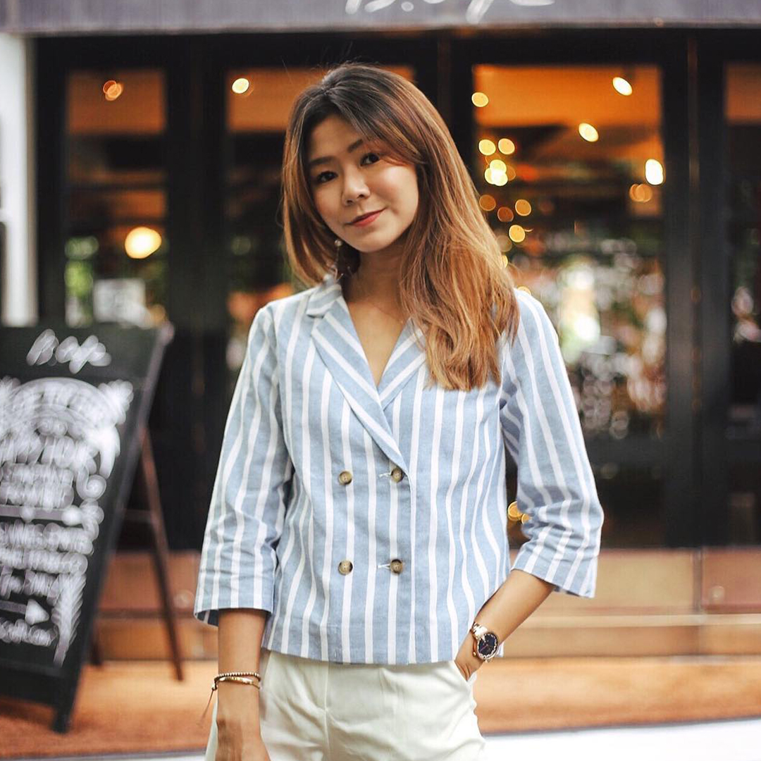 As seen on @nedface - Danna Striped Shirt
