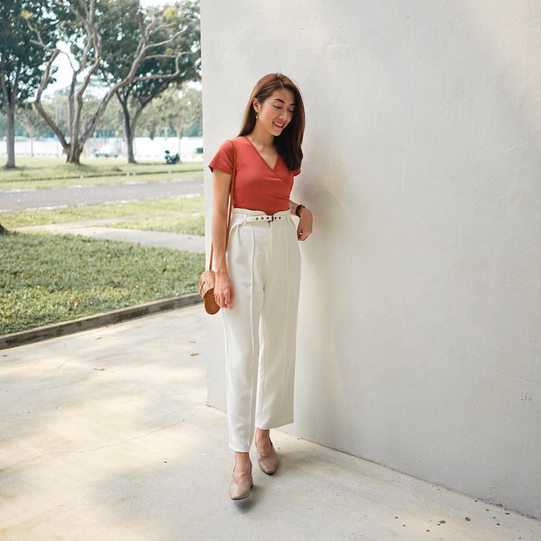 As seen on @gilliansng - Reisan Pants in White