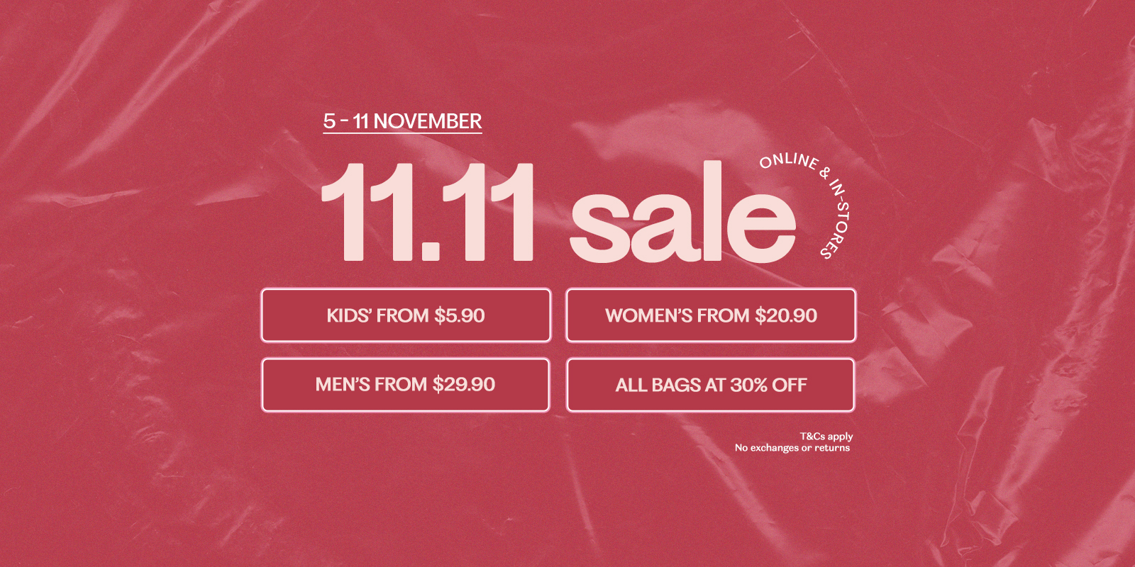 11.11 Sale Banner