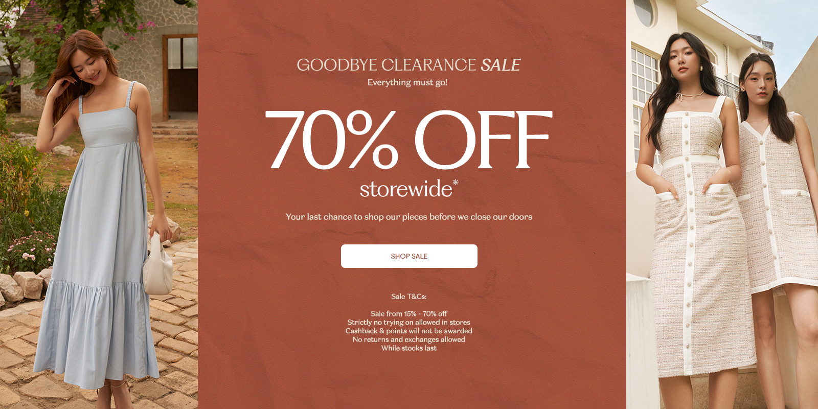 Goodbye Clearance Sale
