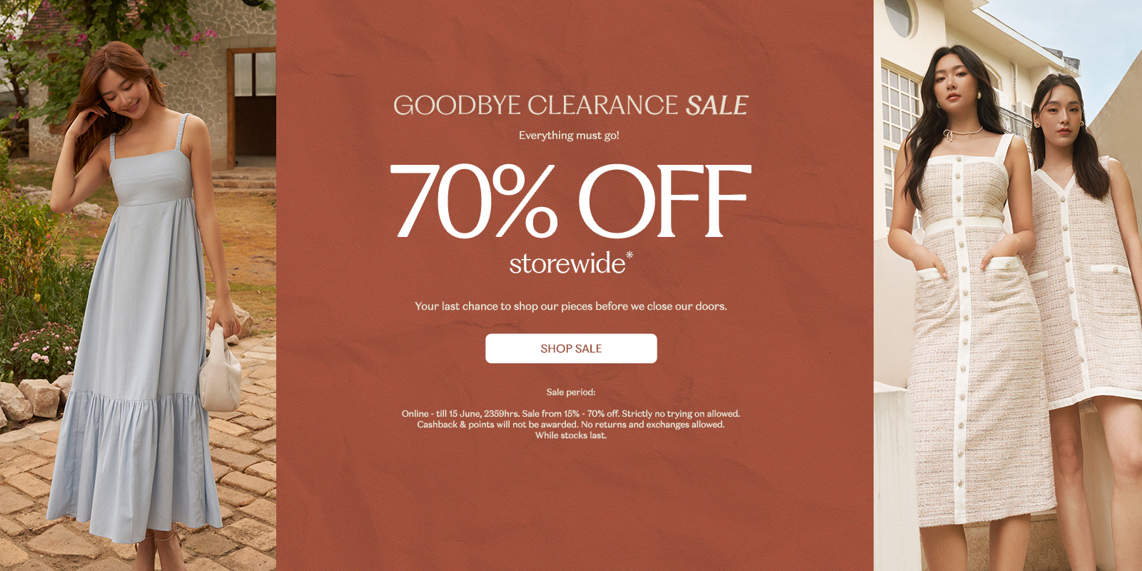Goodbye Clearance Sale