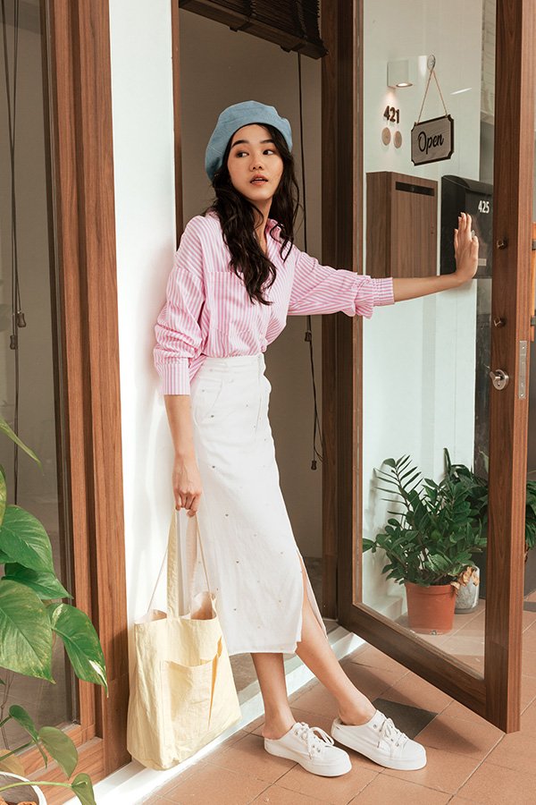 *Restock* Blake Oversized Stripes Shirt