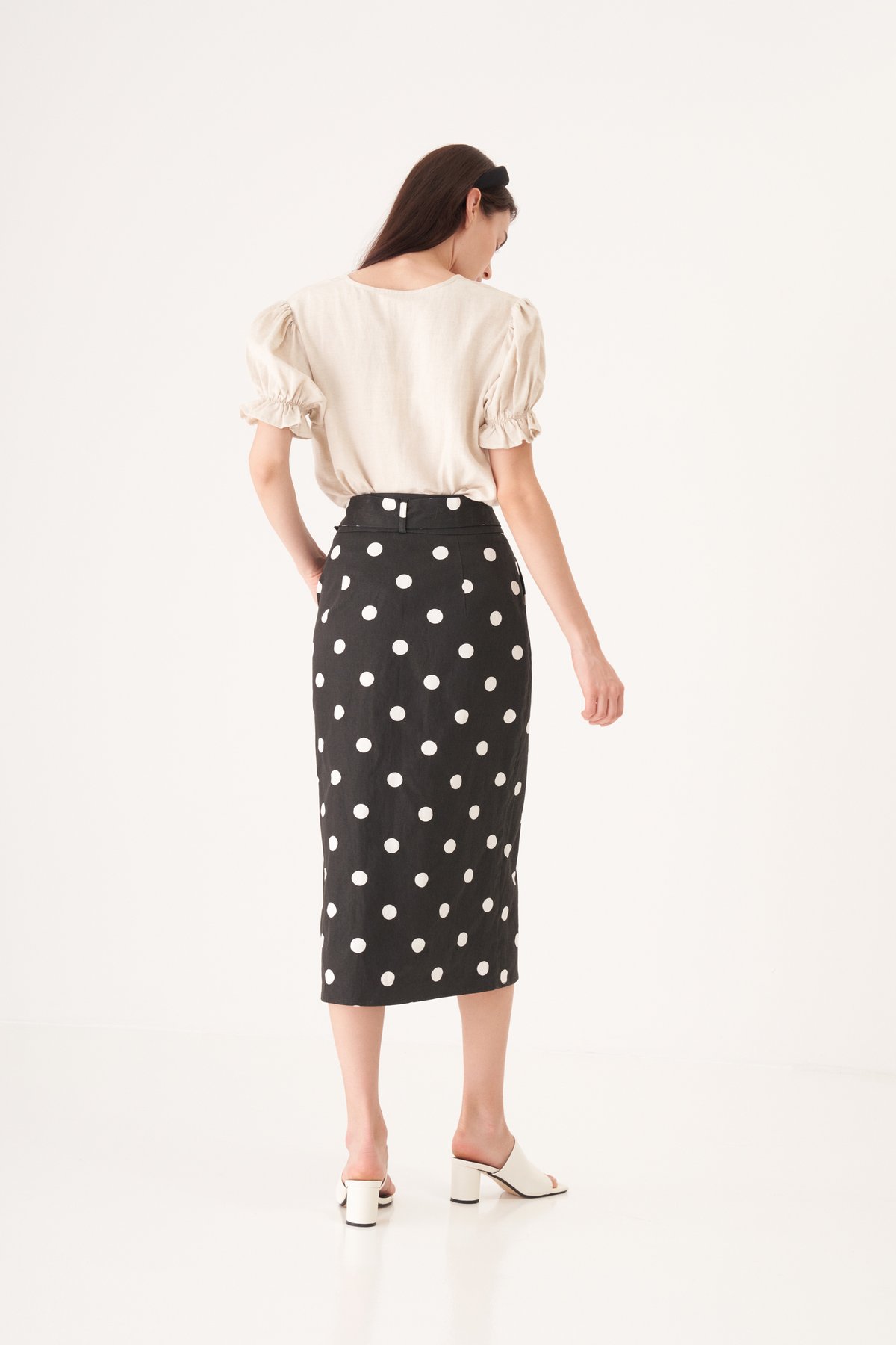 Glenda Belted Midi Skirt | The Closet Lover