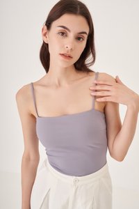 Merlin Padded Top in Lilac