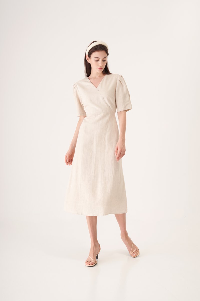 Marly Linen Midi Dress
