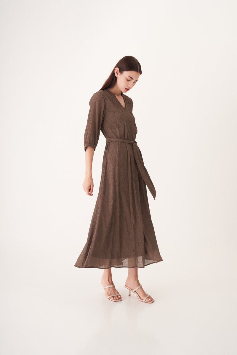 Reverie Textured Maxi Dress