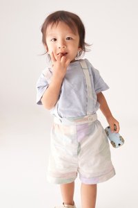 Kids' Robyn Suspender Shorts - OASIS BREEZE