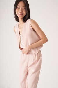 Lynford Vest in Pink