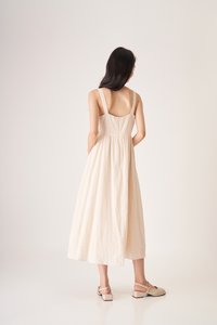 Verina Maxi Dress in Cream