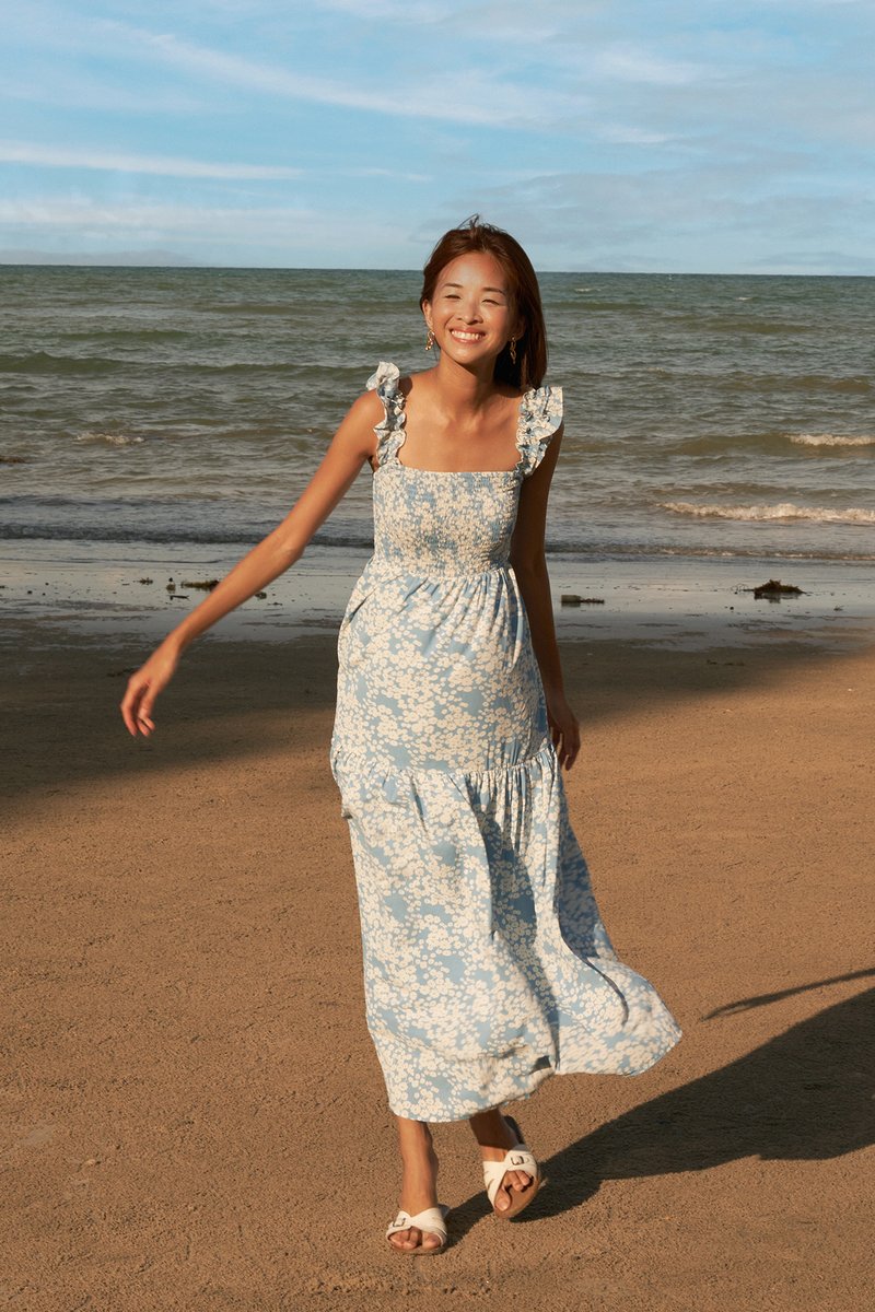 Larissa Smocked Maxi Dress