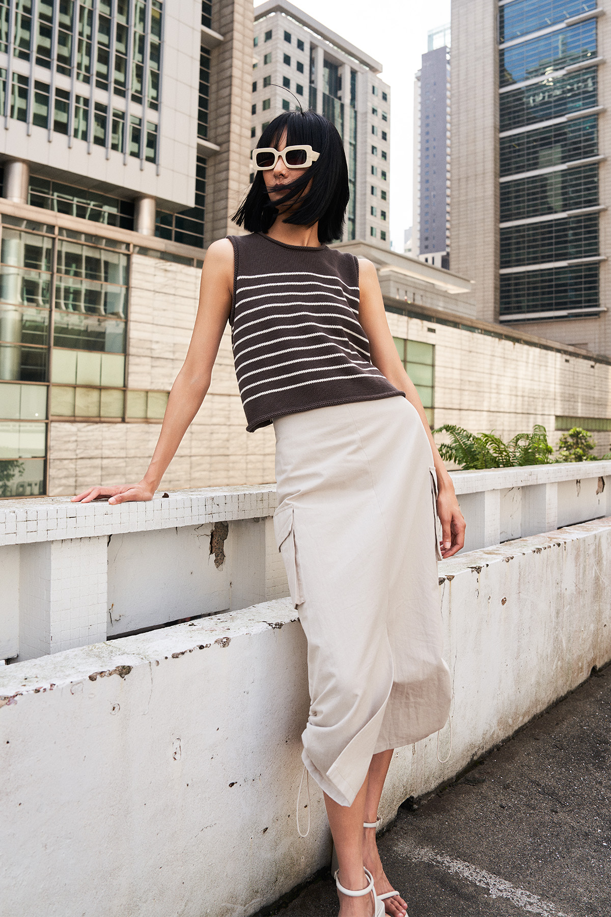 Cargo 2025 linen skirt