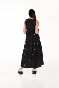 Raven Embroidered Maxi Dress