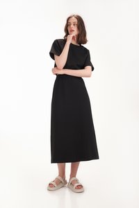 Trevor Crop Tee in Black