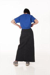 Trevor Crop Tee in Cobalt Blue