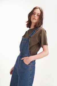 Trevor Crop Tee in Walnut