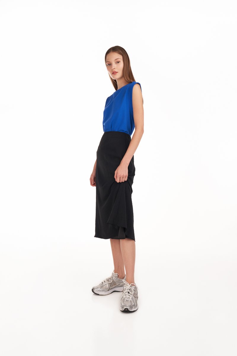 Kason Tencel Midi Skirt