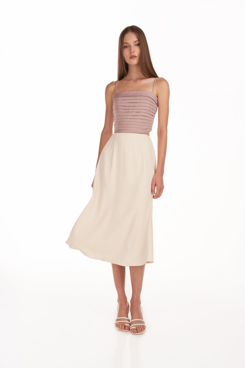 Kason Tencel Midi Skirt