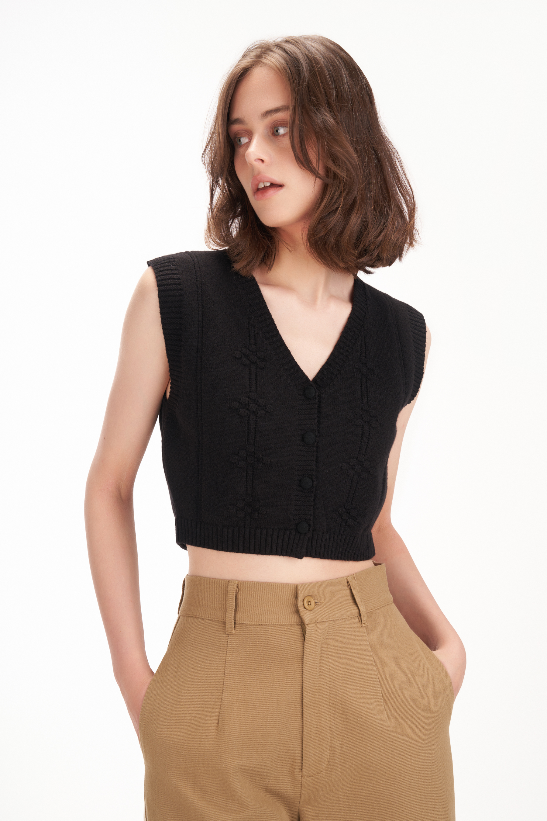 Restock* Celine Knit Crop Top