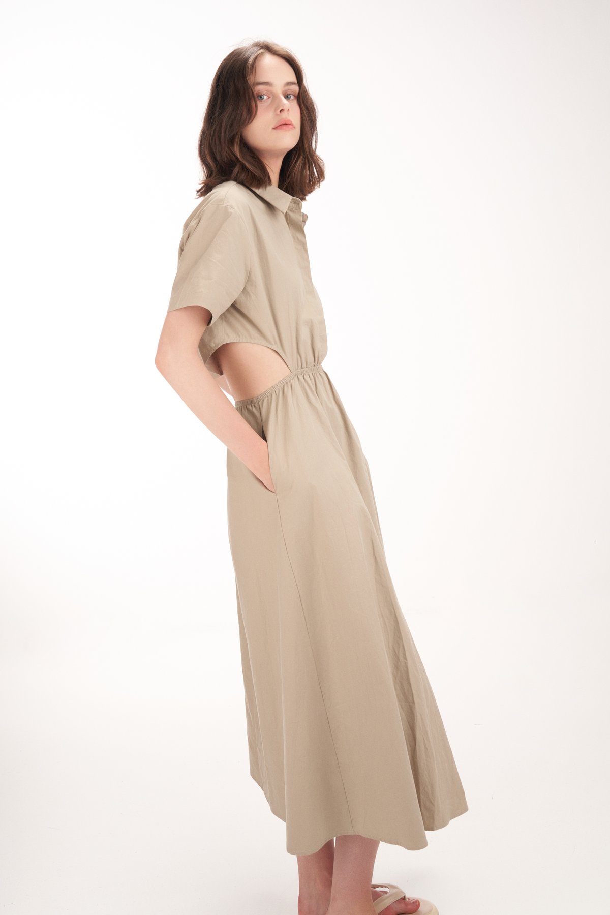 Darson Cut-Out Midi Dress