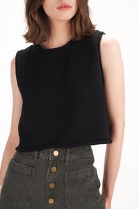 Baron Knit Top in Black