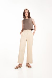 Baron Knit Top in Taupe