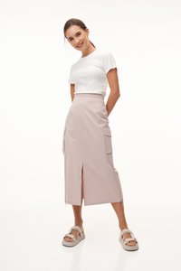Flint Two Way Cargo Skirt in Nude Pink