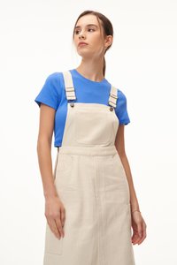 Leon Cropped Tee in Cobalt