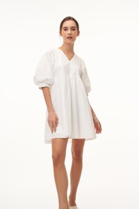 Rayla Babydoll Dress in White