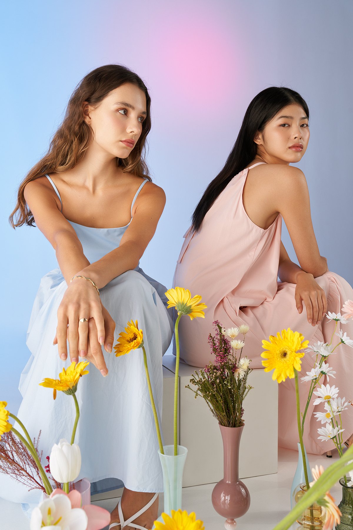 Dania Dress in Sky