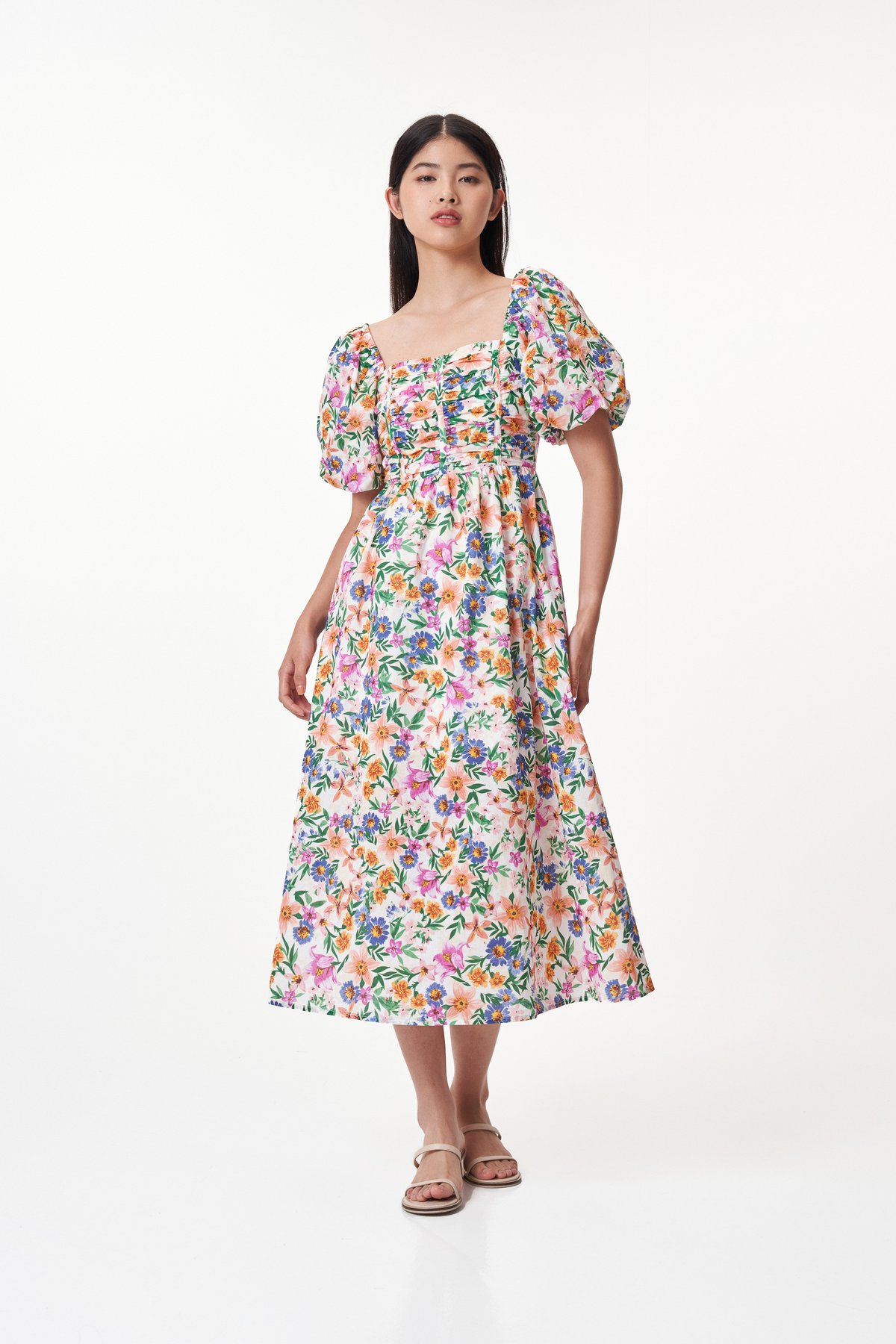 Luella Ruched Maxi Dress | The Closet Lover
