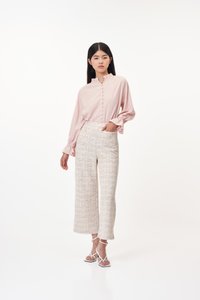 Jennie Button Blouse in Pink