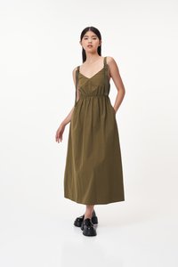 Lancer Parachute Dress in Olive
