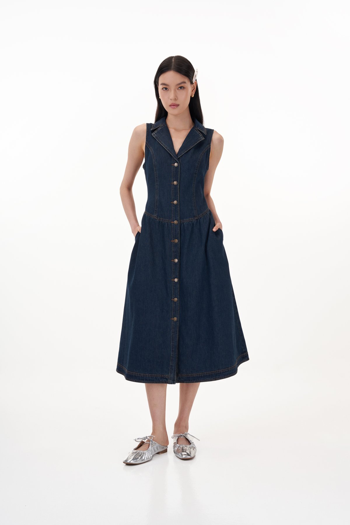 Zen Denim Vest Dress | The Closet Lover