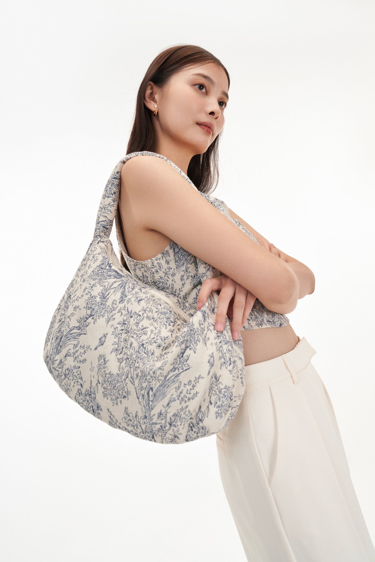 Jenson Jacquard Hobo Bag