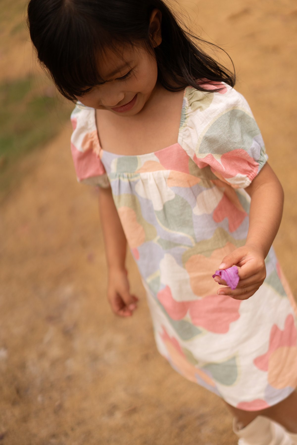 Kids' Colleen Dress in Harmony Bliss Vivid