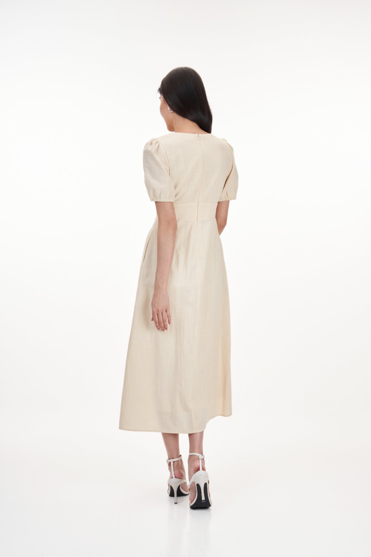 Stefan Padded Midaxi Dress | The Closet Lover