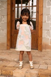 Kids' Colleen Dress in Harmony Bliss Pastel