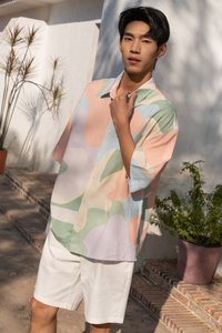 Men's Mason Shirt in Harmony Bliss Pastel