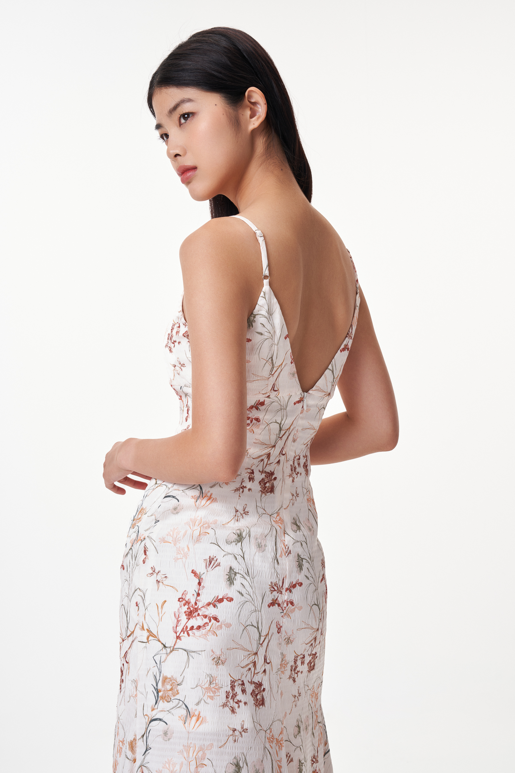 Padded slip dress top