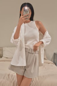 Anson Knit Top in White