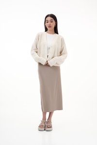 Ginette Knit Cardigan in Ivory