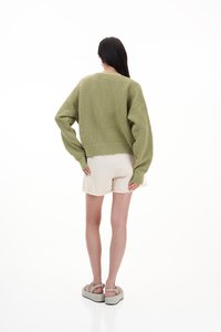 Ginette Knit Cardigan in Pistachio